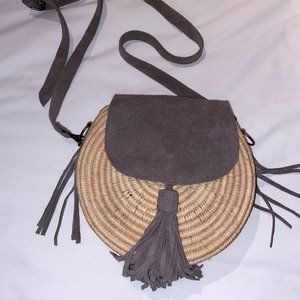woven crossbody bag from Morocco